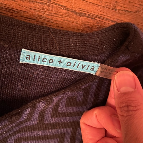 Alice + Olivia || Merino Wool sweater dress sz XS - Picture 4 of 4